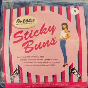 Love My Bubbles Sticky Buns Silicone Booty Pads - Brand New - Size Small